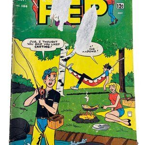 Archie Series Pep #186 October 1965 Comic Book Classic Cover Wear Bagged Boarded